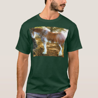 Brown Mottled Clydesdale Horse 1 Tシャツ