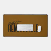 Brown mouse pad デスクマット (キーボード&マウス)