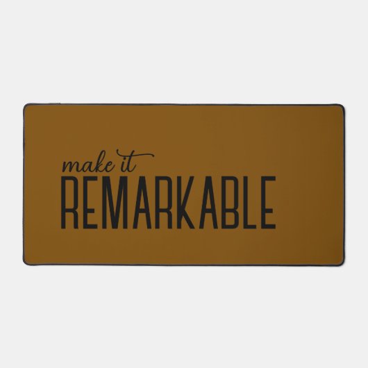 Brown mouse pad デスクマット (正面)