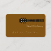 Brown Music Teacher Guitar  名刺 (正面)