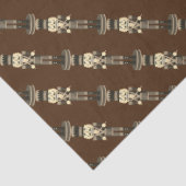 Brown Nutcracker Soldier Christmas Wrapping Paper 薄葉紙 (詳細)