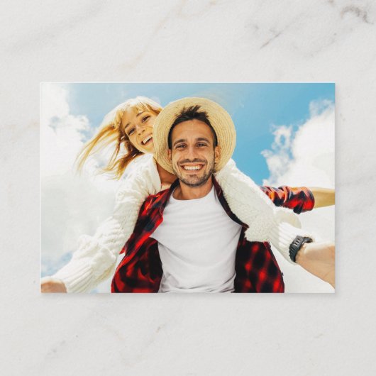 Brown Oak Treeの情結婚報カード エンクロージャーカード (裏面)