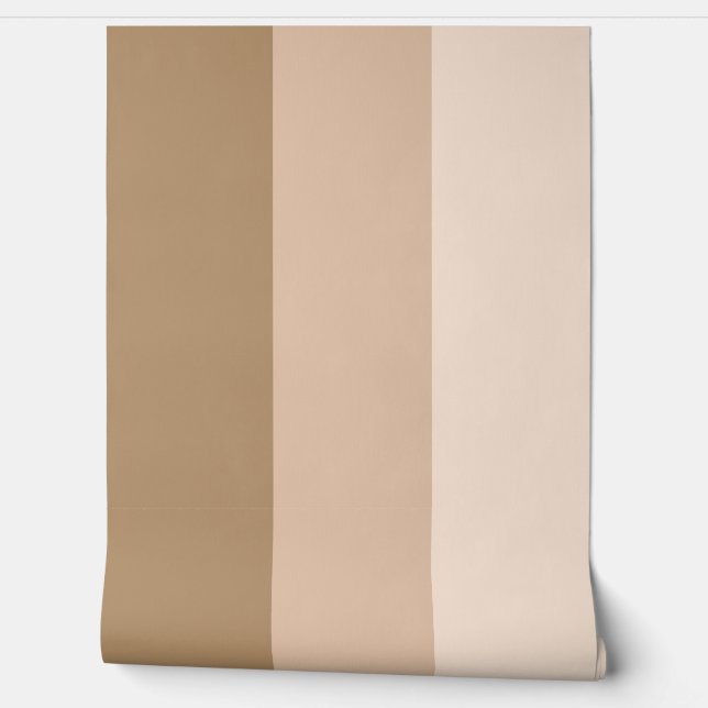 Brown Ombre Striped 壁紙 (ほどく)