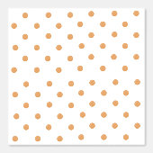 Brown Paint Streak Polka Dot Wallpaper 壁紙 (正面)