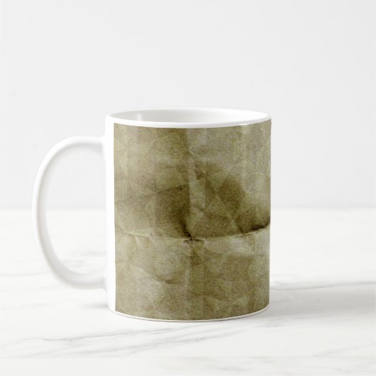 Brown paper wrinkle. Crease the paper. Background コーヒーマグカップ (左)