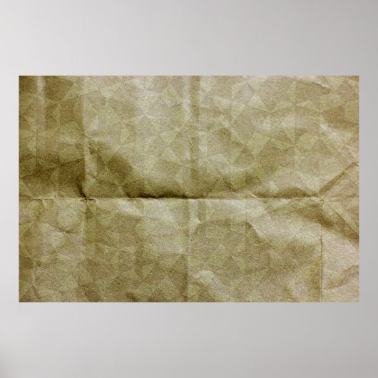 Brown paper wrinkle. Crease the paper. Background  ポスター (正面)