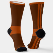 Brown Pattern Socks ソックス (傾斜あり)