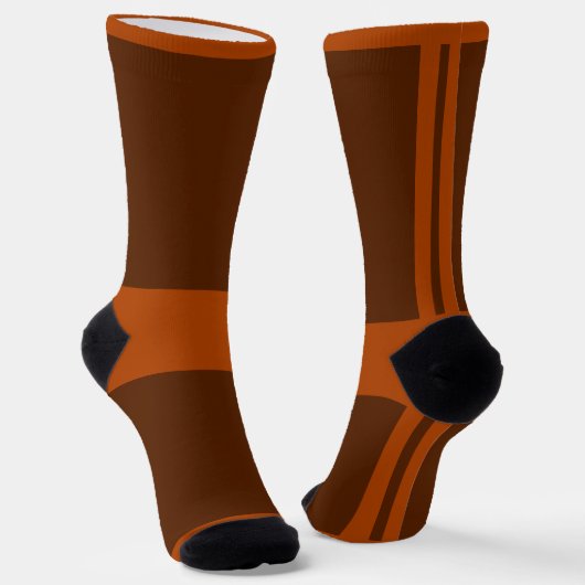 Brown Pattern Socks ソックス (傾斜あり)