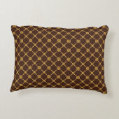 brown pillow, modern pillow, elegant pillow アクセントクッション (裏面)