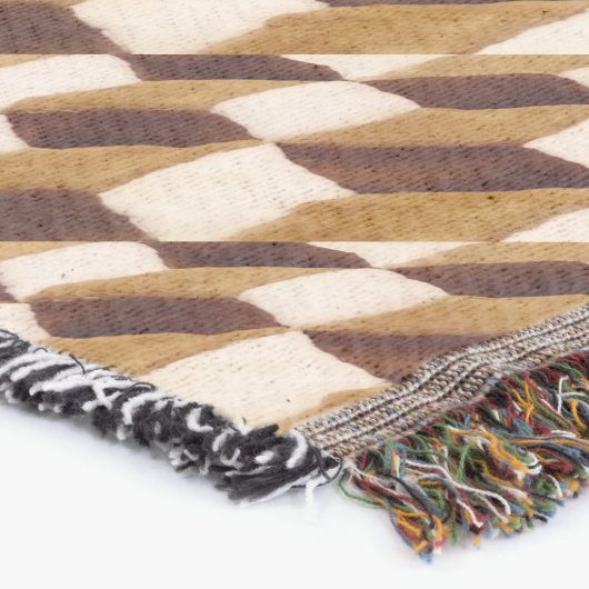 BROWN PLAIDタータンチェック2の濃淡の確認 スローブランケット (コーナー)