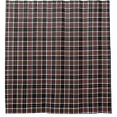 Brown Plaid シャワーカーテン (正面)