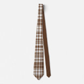 Brown Plaid ネクタイ (正面)