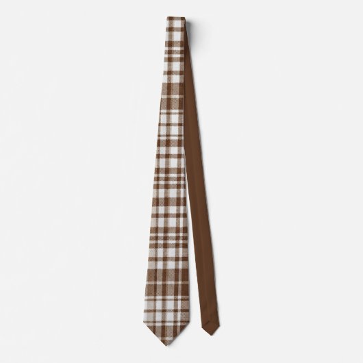 Brown Plaid ネクタイ (正面)