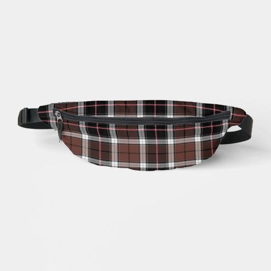 Brown Plaid ファニーパック (正面)