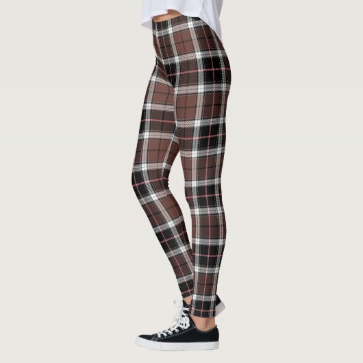 Brown Plaid レギンス (左)