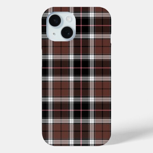 Brown Plaid Case-Mate iPhoneケース (裏面)