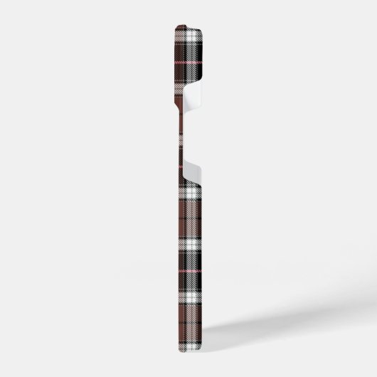 Brown Plaid iPhoneケース (左側面)