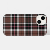 Brown Plaid iPhoneケース (裏面横)