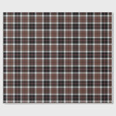 Brown Plaid Wrapping Paper ラッピングペーパー (フラット)