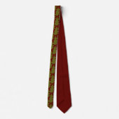 Brown Poodle Necktie ネクタイ (裏面)