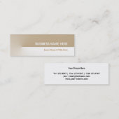 Brown Proミニ スキニー名刺 (正面/裏面)