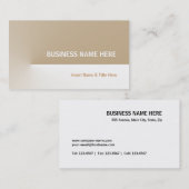 Brown Pro 名刺 (正面/裏面)