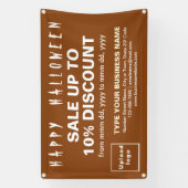 Brown Rectangleバナーでのビジネス向けハロウィーン販売 横断幕 (縦)