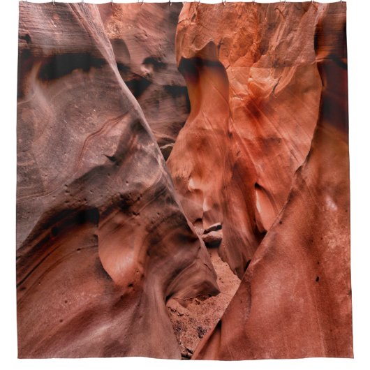 Brown rock formations シャワーカーテン (正面)