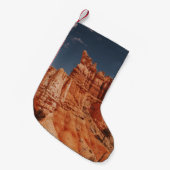 BROWN ROCKS スモールクリスマスストッキング (正面 (吊り時))