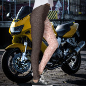 Brown Rose Golden Glitter Sparkles Pattern Gift レギンス