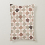 Brown Scandinavian Geometric Accent Pillow アクセントクッション (正面(垂直))