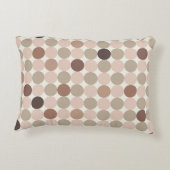 Brown Scandinavian Geometric Accent Pillow アクセントクッション (裏面)