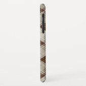 Brown Scottish Tartan Plaid Pattern Gift Case-Mate iPhoneケース (裏面/左)