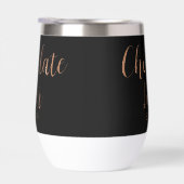 Brown Script Established Chocolate Lover (右面)