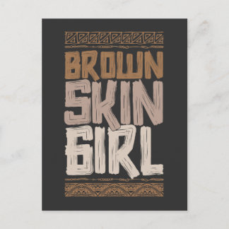 Brown Skin Girl ポストカード