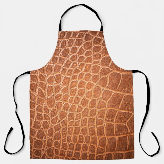 Brown skin leather texture use for background エプロン (正面)