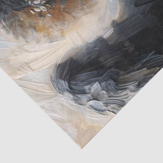 Brown-Skinned Angel Girl With Black Wings 薄葉紙 (詳細)