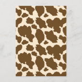 Brown Spots Cow Print Farmer Farm Animals Classy メニュー (正面)