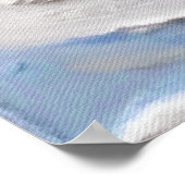 Brown Squirrel in the Snow ポスター (角)