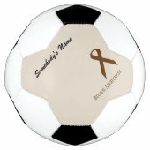 Brown Standardリボンテンプレートby Kenneth Yoncich サッカーボール (正面)