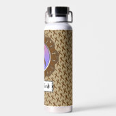Brown Standard Ribbon by Kenneth Yoncich ウォーターボトル (背面)