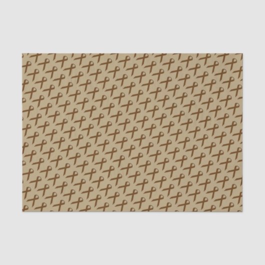 Brown Standard Ribbon by Kenneth Yoncich 薄葉紙 (正面)