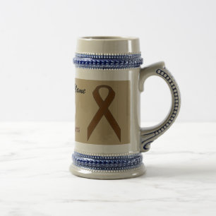 Brown Standard Ribbon Tmpl by Kenneth Yoncich ビールジョッキ