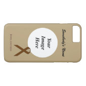 Brown Standard Ribbon Tmpl by Kenneth Yoncich Case-Mate iPhoneケース (裏面(横))