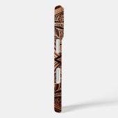 Brown Stylish Mandala Phone Case  Case-Mate iPhoneケース (裏面 / 右)
