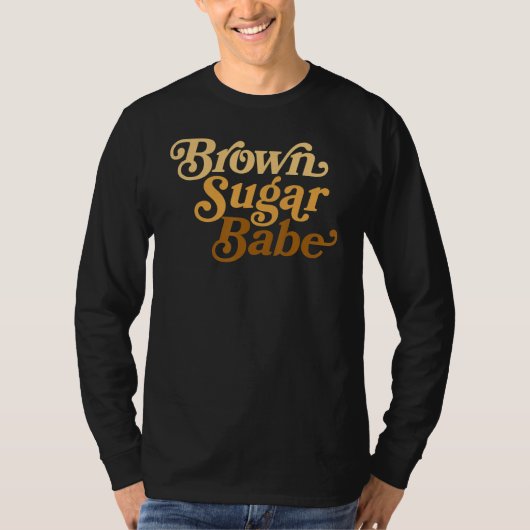 Brown Sugar Babe Afro Queen Black Women Pride Mela Tシャツ (正面)