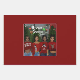 Brown Sugar Babes Gift Wrap 15 ラッピングペーパーシート