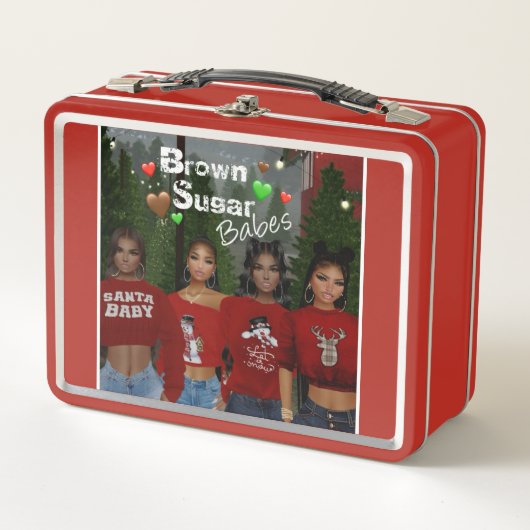 Brown Sugar Babes Lunch Box 2 メタルランチボックス (正面)