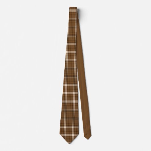 Brown Tartan ネクタイ (正面)