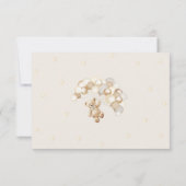 Brown Teddy Bear Baby Shower サンキューカード (裏面)